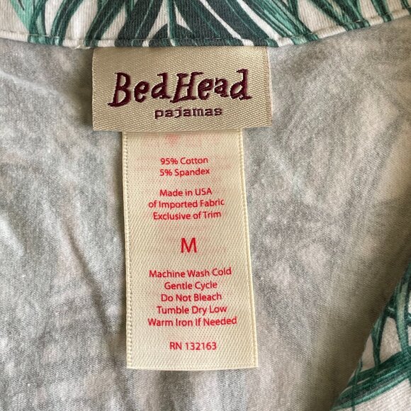 BedHead Bed Head 95% Cotton Long PJs Pajamas Set, Women's - Size Medium - Picture 6 of 11